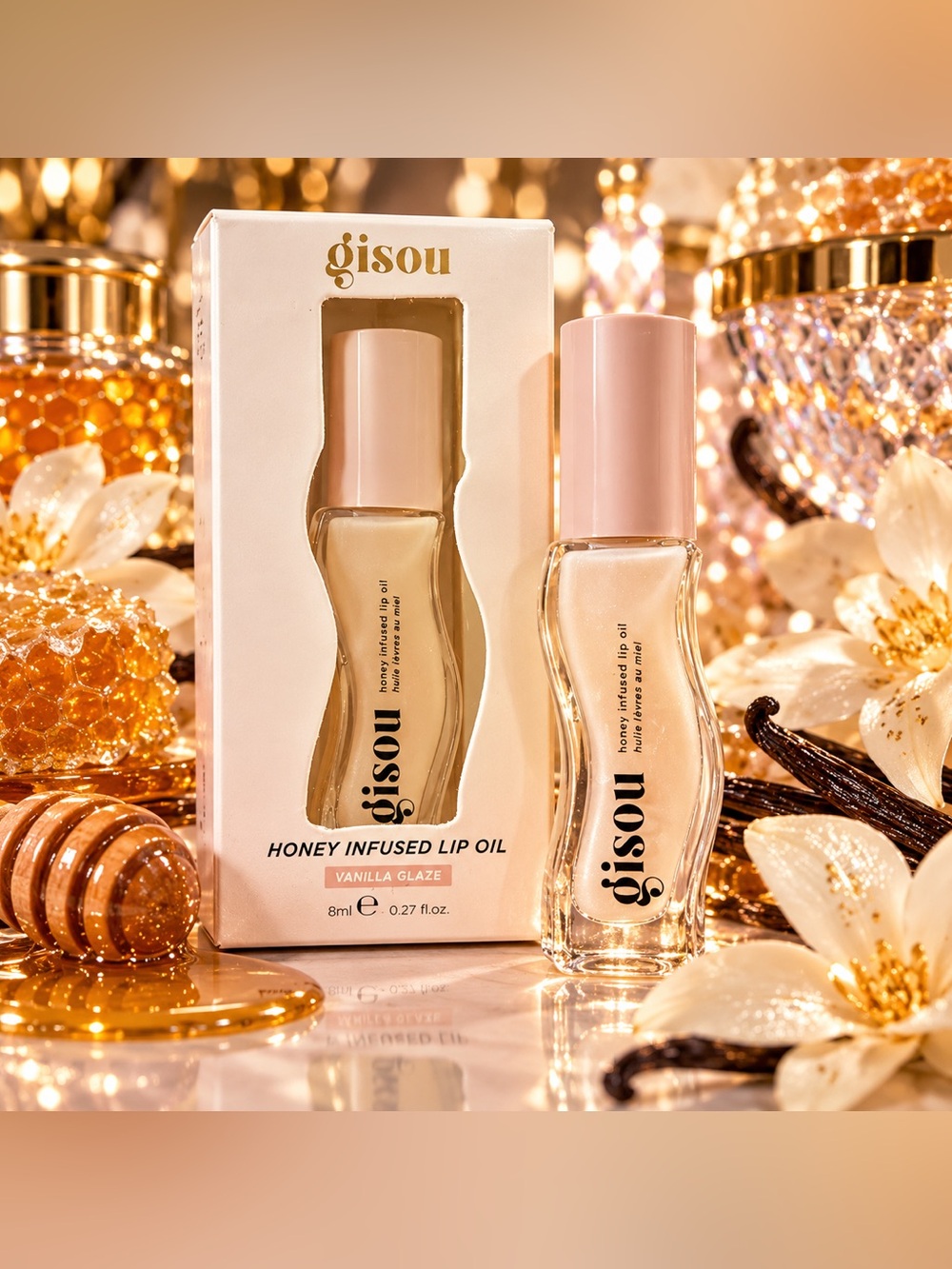 Gisou Honey 🍯 Infused Lip Oil – Vanilla Glaze
